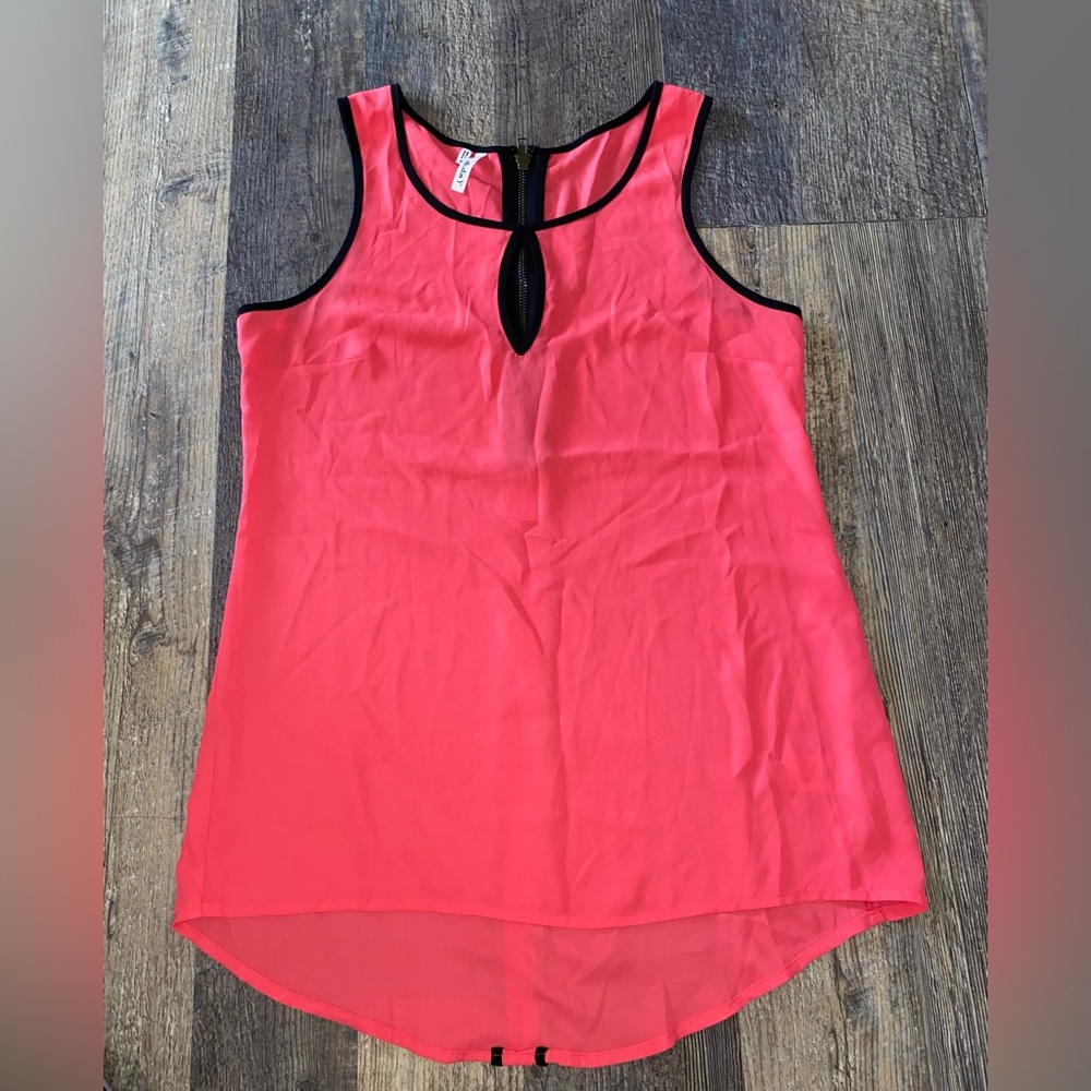 Studio Y Coral Tank with Black Trim